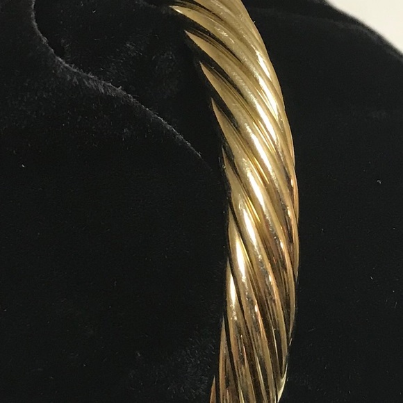 SOLD.  David Yurman 14k Diamond Onxy Bracelet - Picture 8 of 8